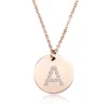 Women Jewelry Fashion Stainless Steel Gold Coin Pendant Choker Necklace Multi Layered Fresh Water Pearl Charm Chain Necklace