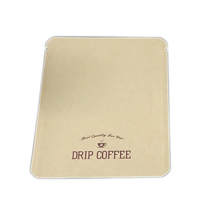 

Kraft paper bag aluminum foil bag handmade coffee filter coffee packing bag