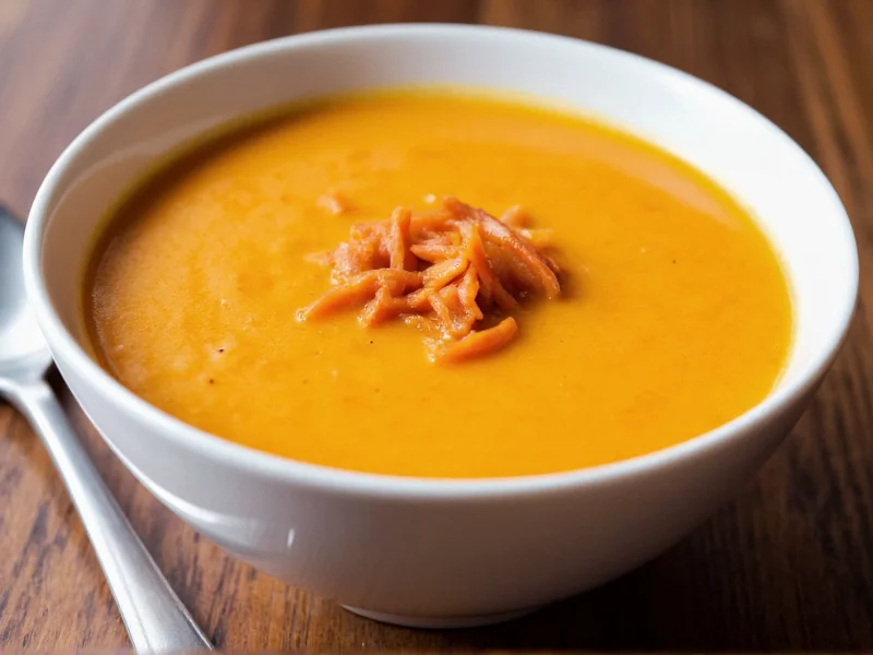 cream of carrot soup