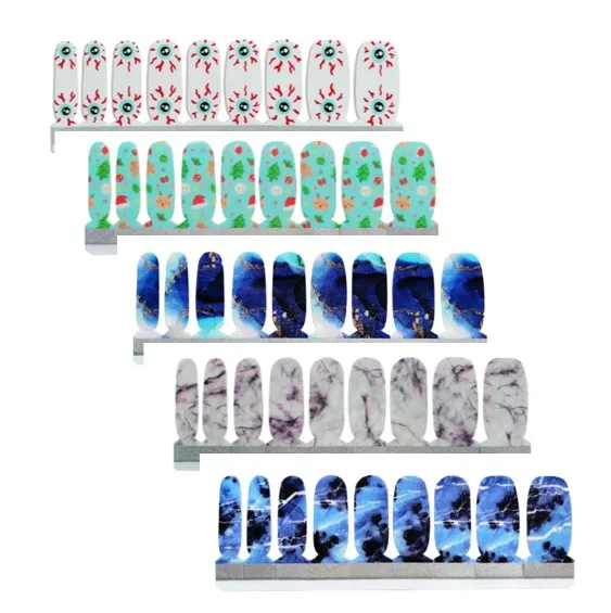 

Nail strip stickers wraps nude safe stick on strips nail strips