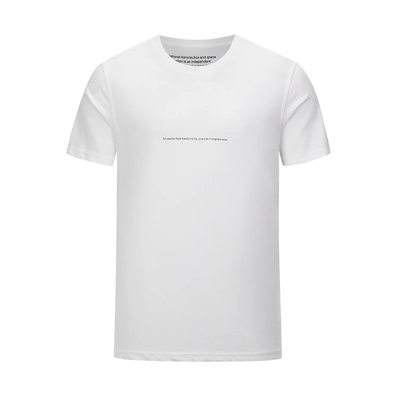 bamboo clothing men's t shirt white color high street fashionable style t shirt for men with good price