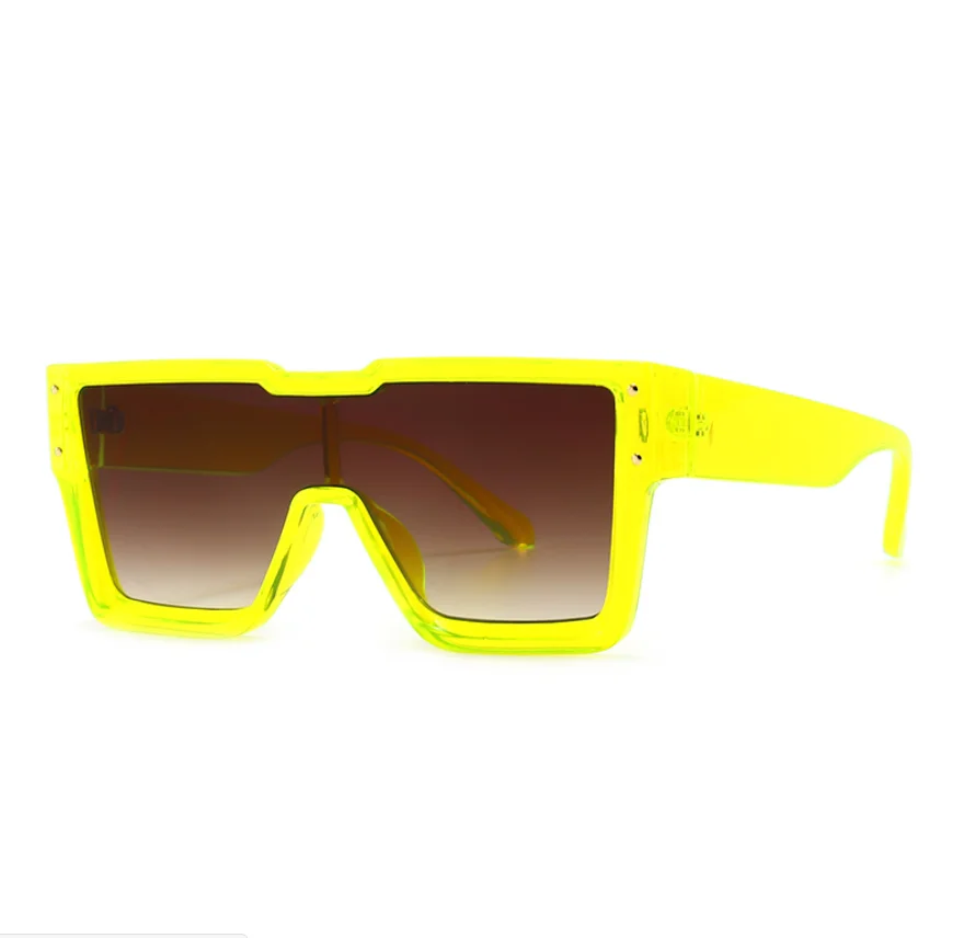 

2021 2188 bright colors ins new rivet eyewear fashion square sunglasses sun glasses sunshades