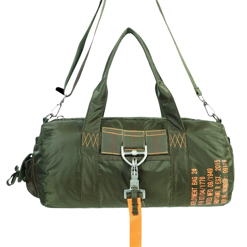 

Wholesale New Fashion Costom Tactical Parachute Duffle Bag, Green