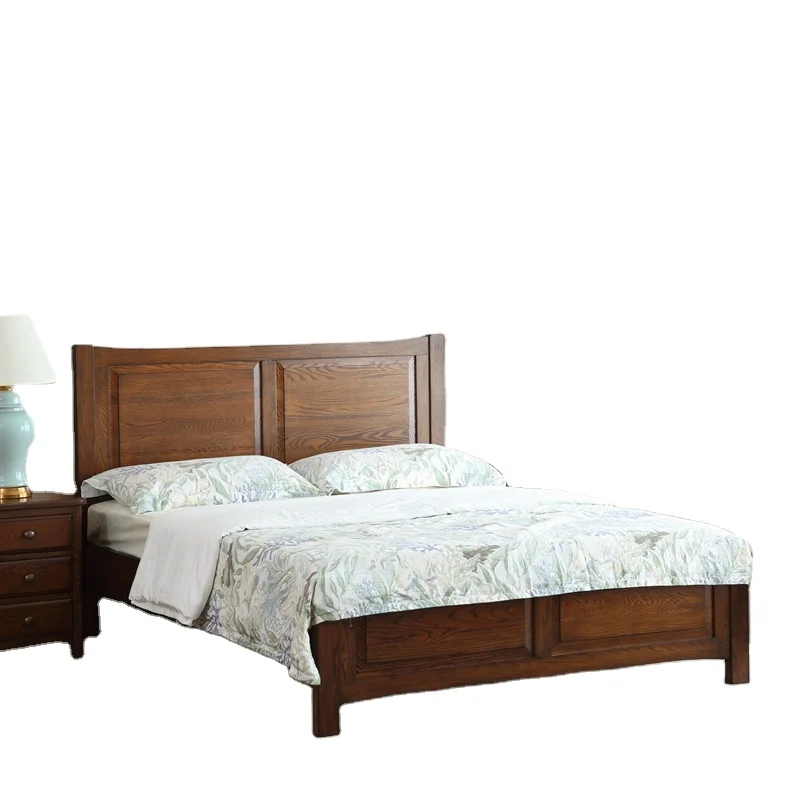 

Special Discount Factory Direct Supply Solid Wood King Size Bed for Bedroom Furniture, Customized