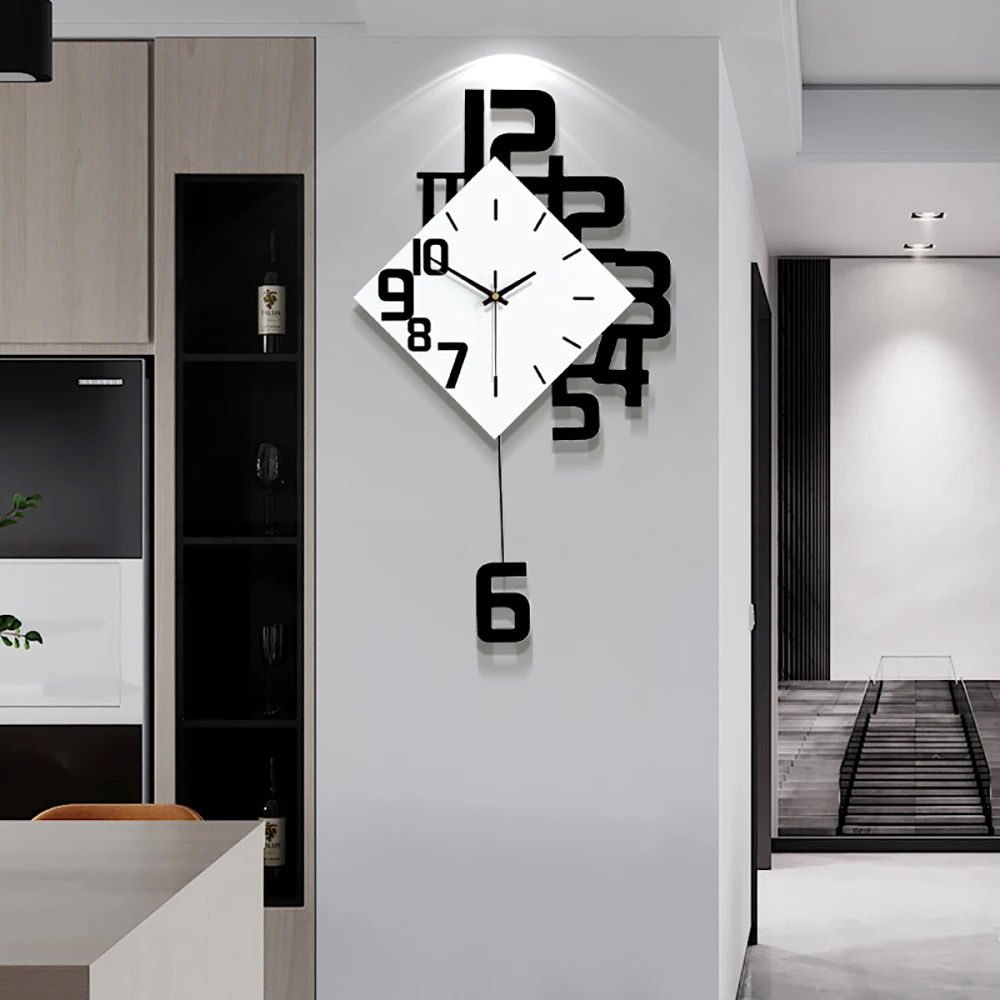 

odm/odm modern wall clock metal Northern Europe manual decorative wall clock reloj de pared, As picture show