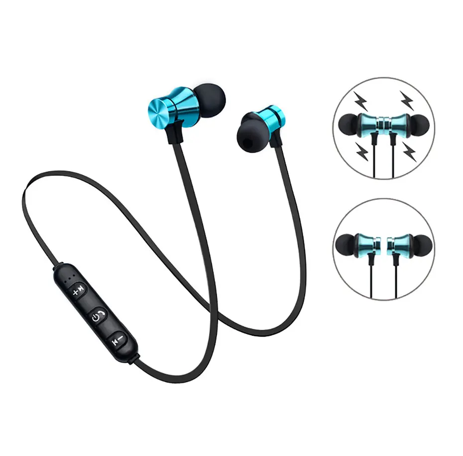 

Hot Sale XT11 Hanging Neck Sport Earbuds Neckband Headphones Fashion in-ear Stereo Wireless Sport XT11 Earphone