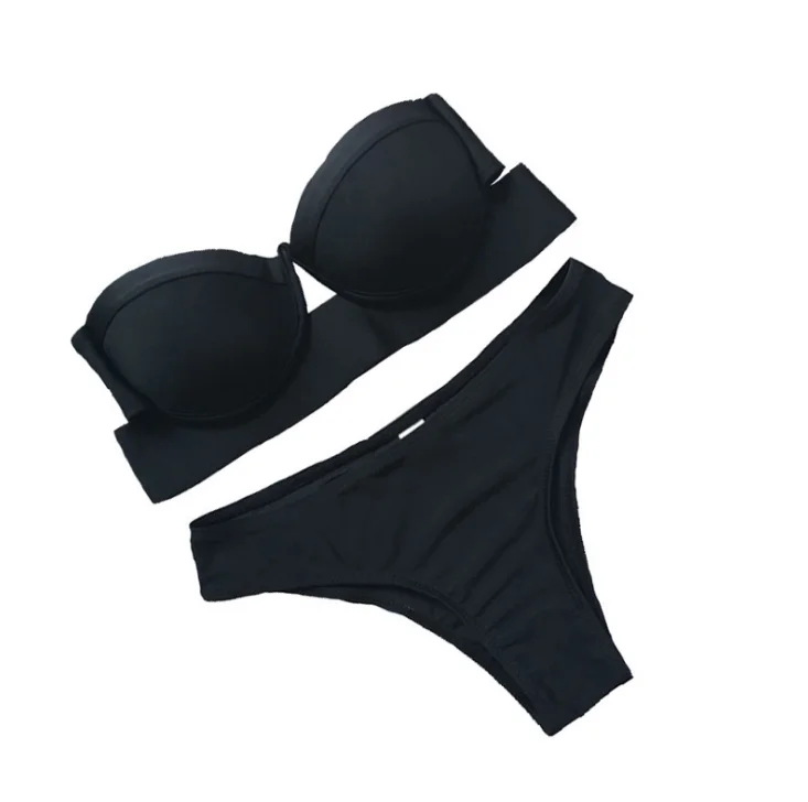 

Hot Sale Bathing Suits Sexy Fashion Two Pieces Bikini Sexy Women Beach Swimwear Bikini, Shown as picture