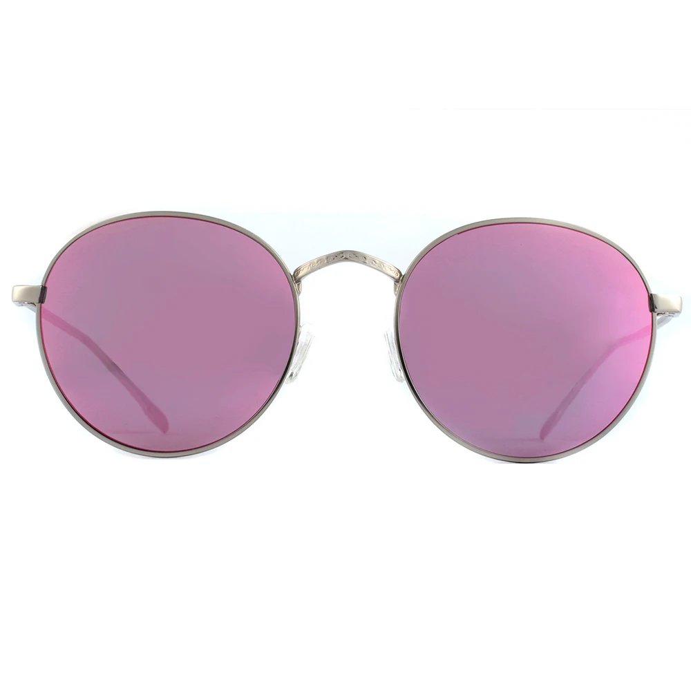 

Polarized women retro metal round gold sunglass wholesale