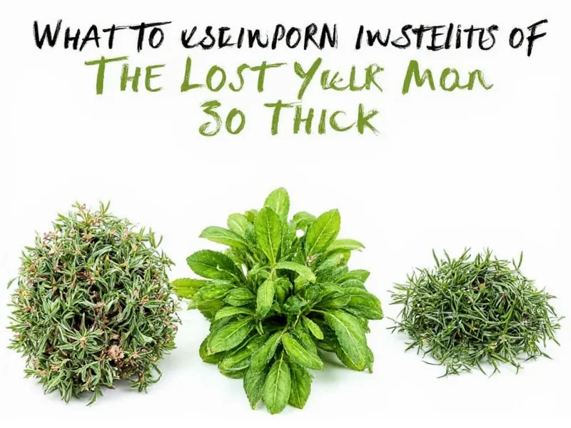 Best Thyme Substitutes: 7 Reliable Alternatives for Cooking