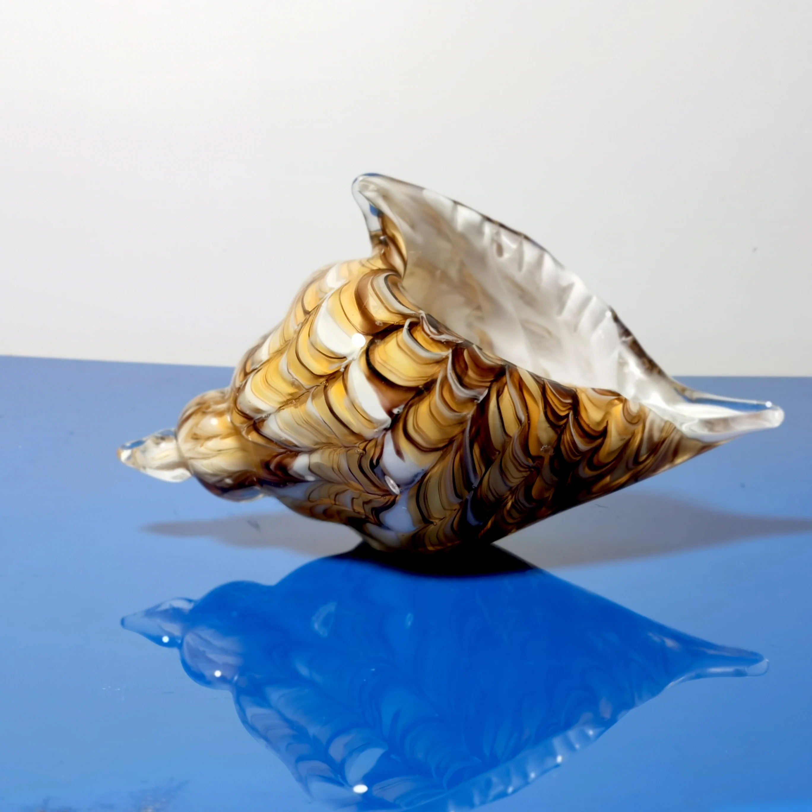 
high quality art murano glass conch home wedding decor 