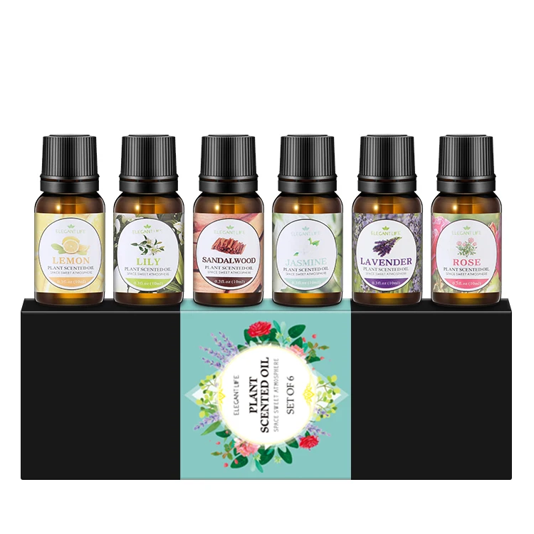 

Hot Sale OEM Essential Oils Private Customized Box Aromatherapy Top Essential Oil Gift Set in Stock