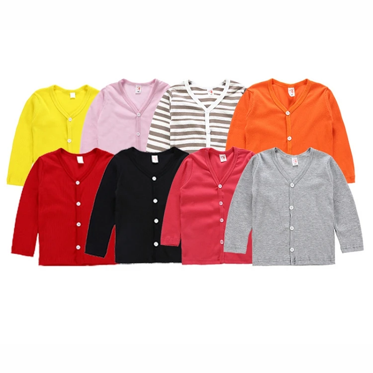 

M891 Kids Clothes Autumn Long-Sleeved Knitted Cardigan Coat Children Girls Sweater