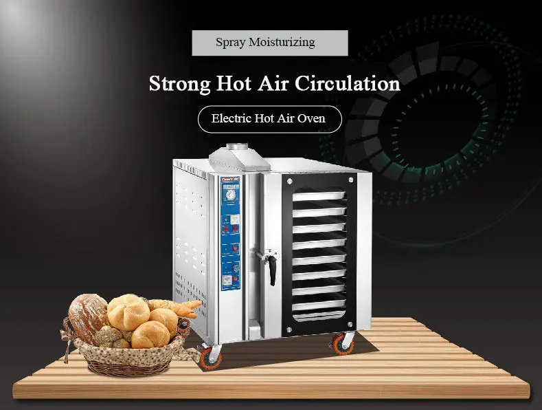 
Commercial bread cake baking 12 trays electric/gas convection oven bakery rotary oven prices 