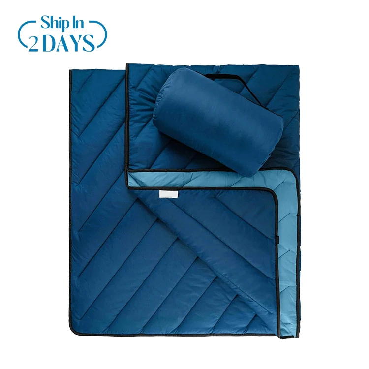 

KawaGebo Kamp Wholesale Waterproof Soft Extra Warm Outdoor Travel Puffy Blankets Camping Quilt In Stock For Winter