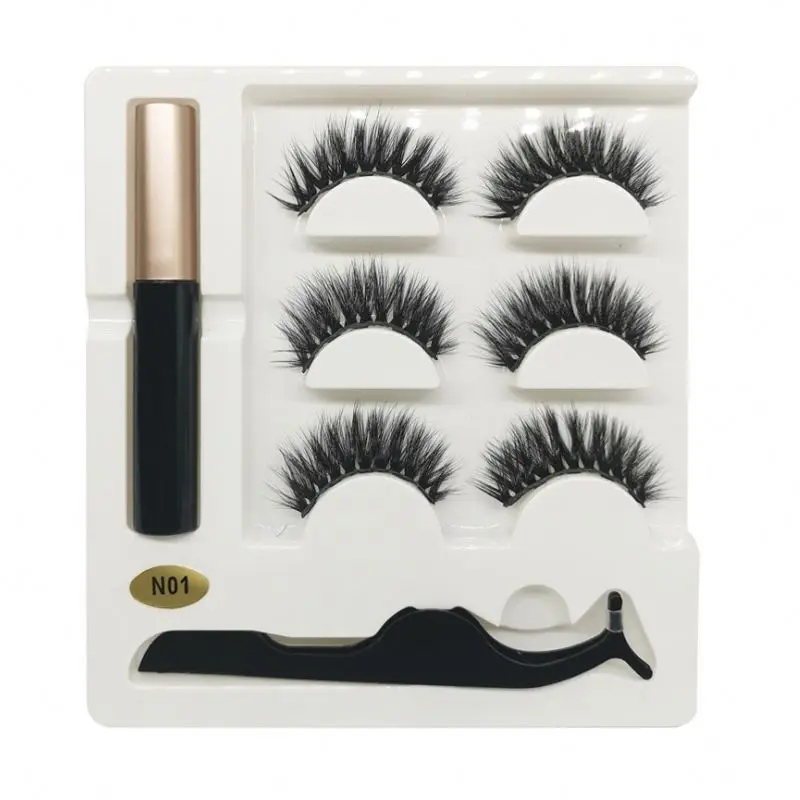 

New Arrival 3D Magnetic Eyelashes And Eyeliner Set