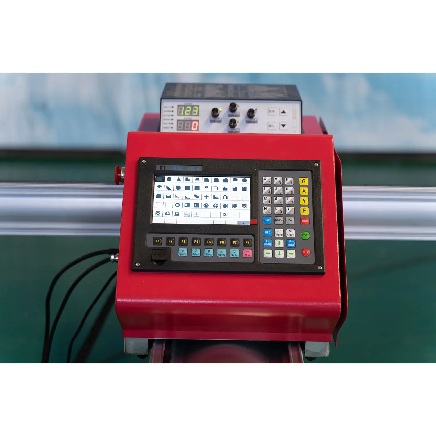 
F2100B control system CNC plasma cutter/ portable plasma and gas flame cutting machine 