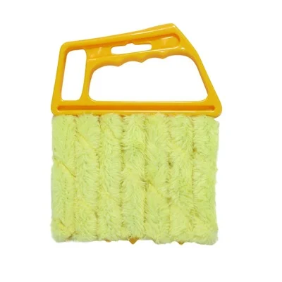 

FY Useful Microfiber Window cleaning brush air Conditioner Duster cleaner with washable venetian blind blade cleaning clot brush, Picture