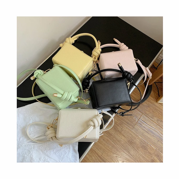 

Ins Striped Ladies Designer Box Handbags Candy Color Flap Trendy Shoulder Purses Embroidery 2021 Fall Winter Handbags for Women