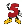 Custom 3D Fashion Clothes Sewing on Appliques Letters Design Chenille Embroidery Patches