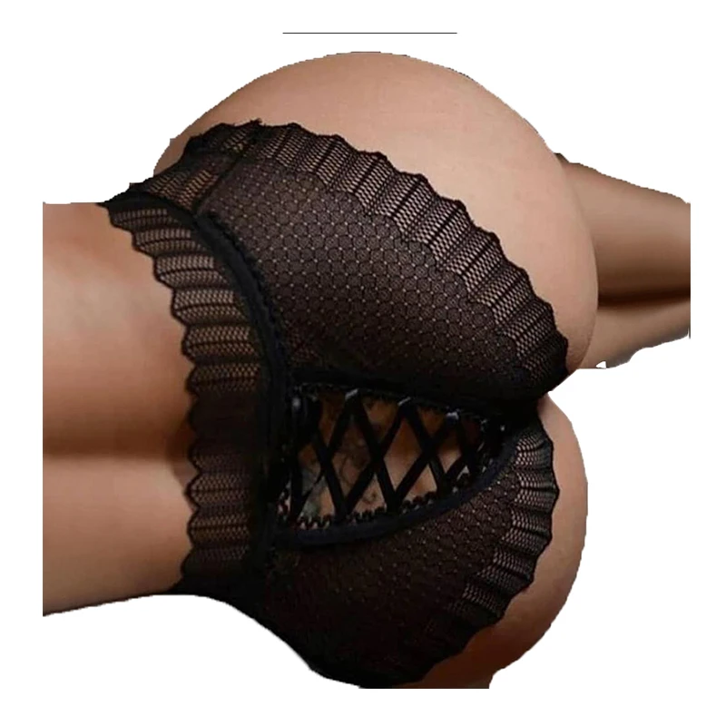 

Solid Color Girls Women Hot Sexy Lingerie Underwears Breathable Panties Strap Lace Sexy Underwear