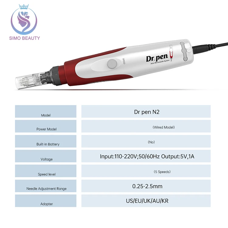 

Replaceable mesotherapy china derma roller manufacturer n2 derma pen