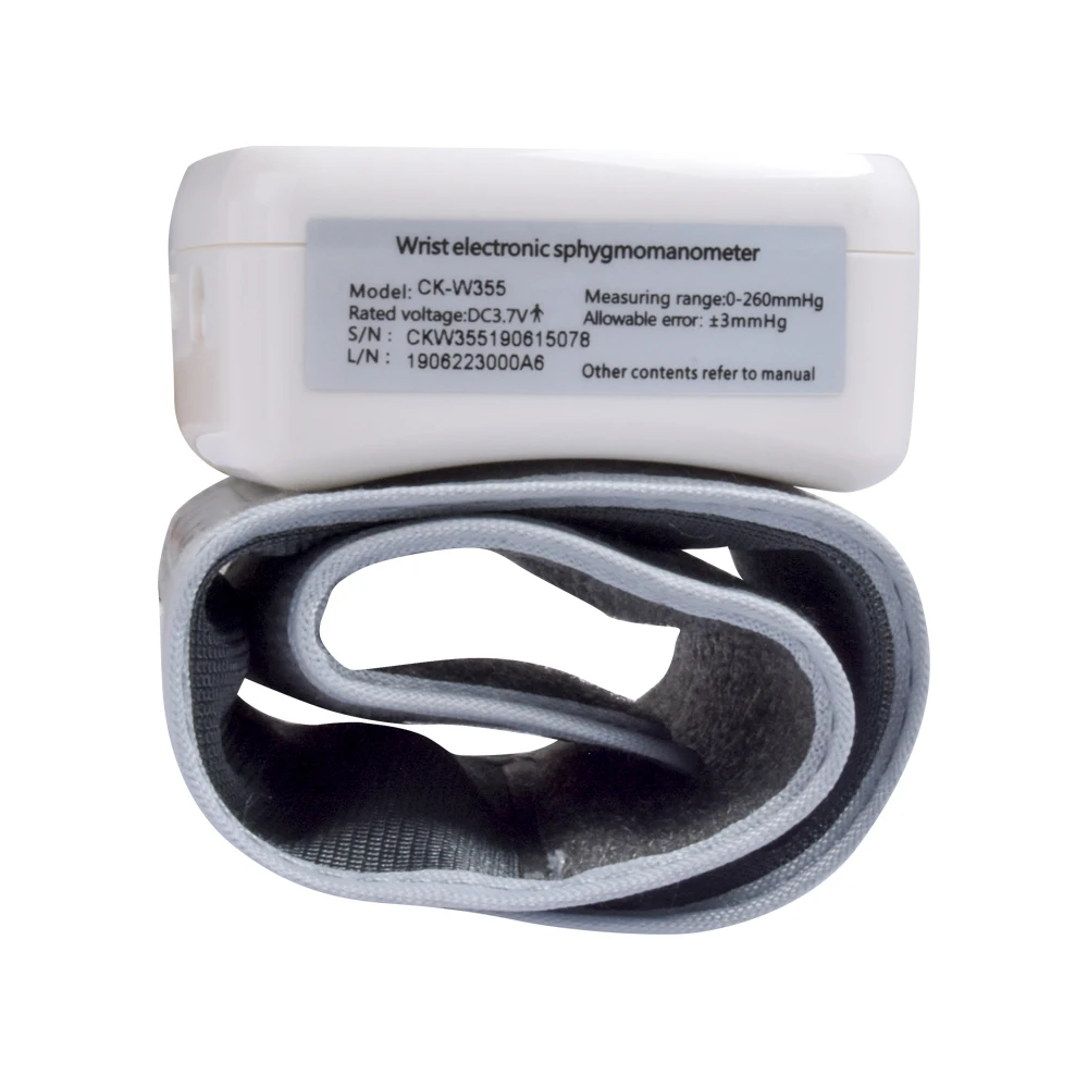 
High quality medical hospital sphygmomanometer tensiometer usb wrist type blood pressure monitor 