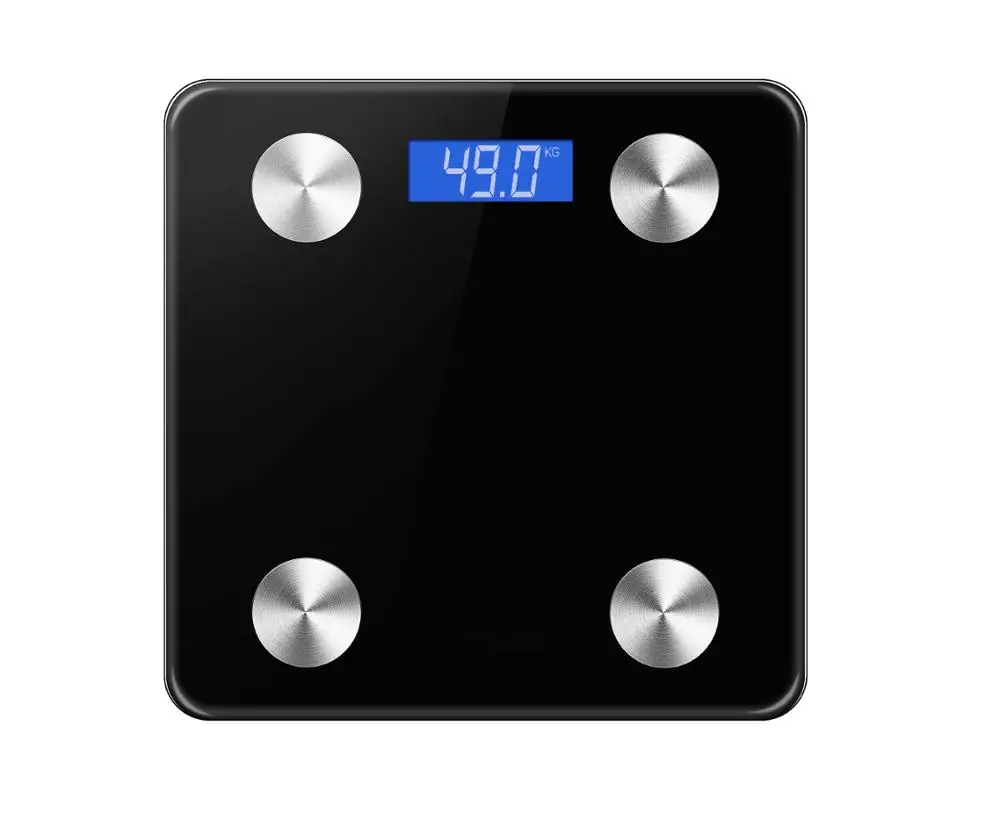 

Hot Sale Digital Display Blue tooth Bathroom Body Fat Scale and Body Weight Composition BMI Smart Scale, Black/white/pink or customized