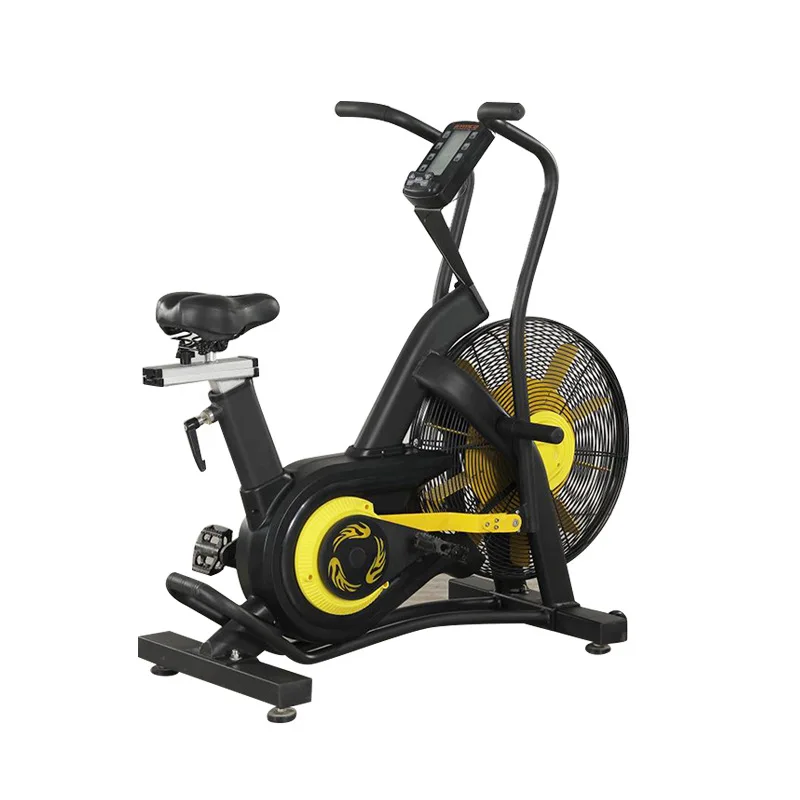 

SKYBOARD On Sale Indoor Gym Air Fan Exercise Bike, Black, yellow
