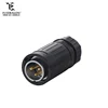 Outdoor Use Waterproof IP67 Gold Plated Based Copper Round Pin Wire Connectors