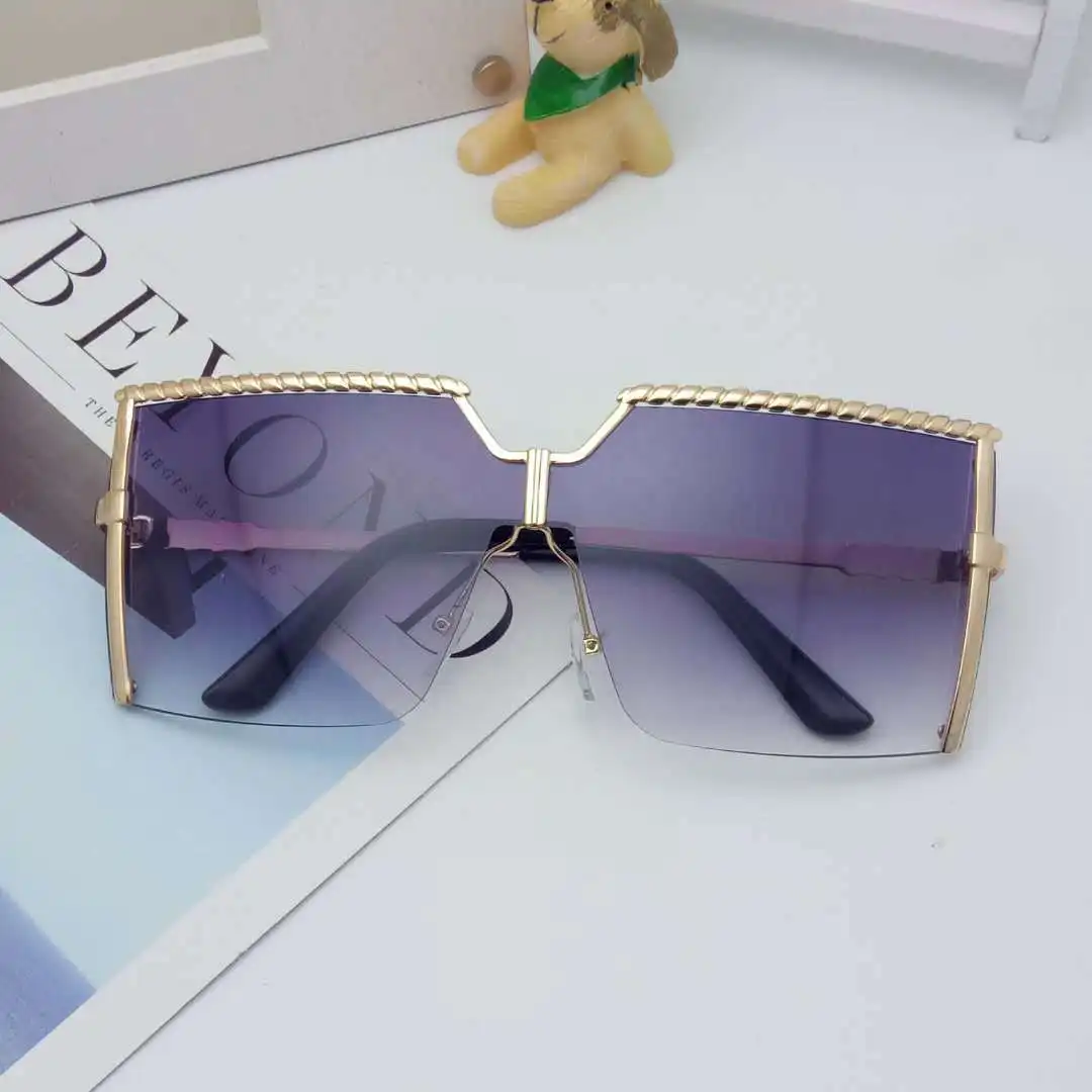 

New Rimless Style Women Fashion Sun Glasses Street Shot Lady Sunglasses, 7 colors