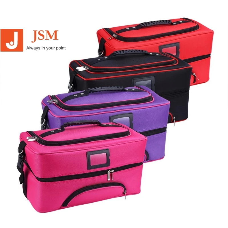 

Fashion Makeup Organizer Large Cosmetic Bag Case Beauty Salon Nail Art Case CM087