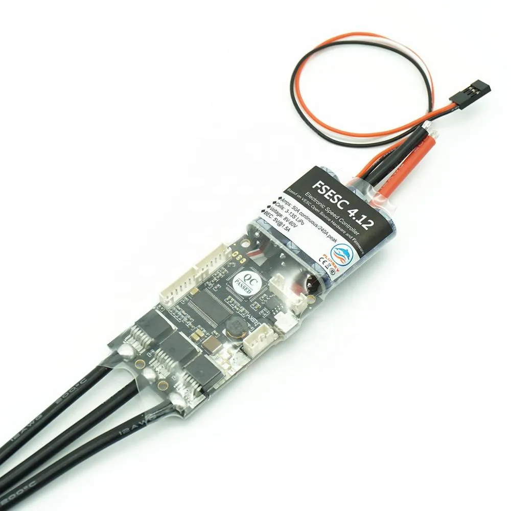 Hot Sale Electronic Speed Controller Based On Vesc 50a 60v 12s 4.12