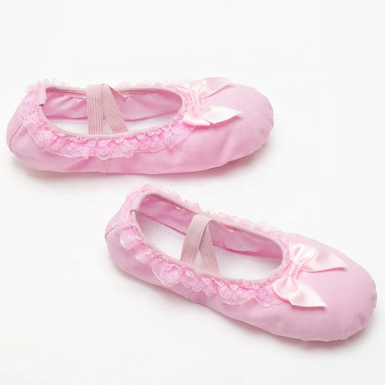 

Cheap Canvas Lace Flats Elastic Wholesale Womens Ballet Shoes For Ballet Dance kids, Customized