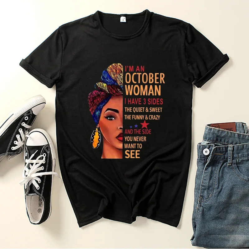 

Summer Short Sleeve Crew Neck graphic t-shirt Juneteenth Shirts for Women, As pic