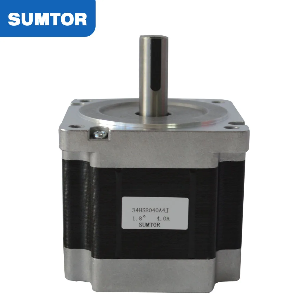 80mm 4.5n.m With Keyway Cnc Stepper Kit 3 Axis 4 Axis Nema 34 86bygh