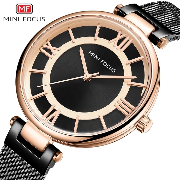 

Mini Focus MF0234L Elegance Quartz Minimalist Wrist Watch For Women Trend Design Quartz Watch Japan Movt, As picture