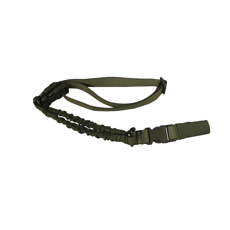 

Hot Sale Single Points Heavy Duty Survival Gun Llock Military Rifle Sling With Plastic Buckles