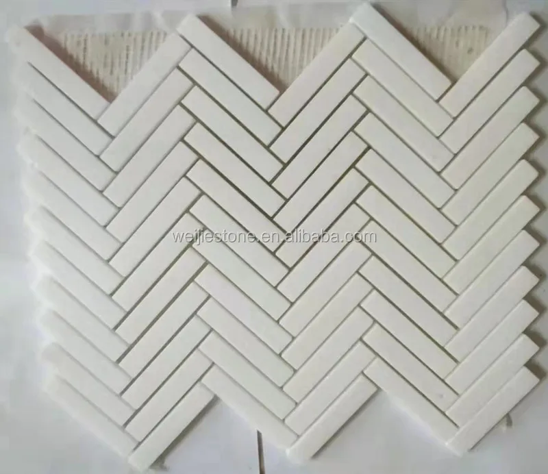 Cheapest White Marble Mosaic Tile Marble Honed Mosaic Tiles For