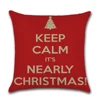 Christmas Throw Pillow Covers Colorful Decorative Couch Throw Pillow Cases Vintage Christmas Illustration Design Festive Decor