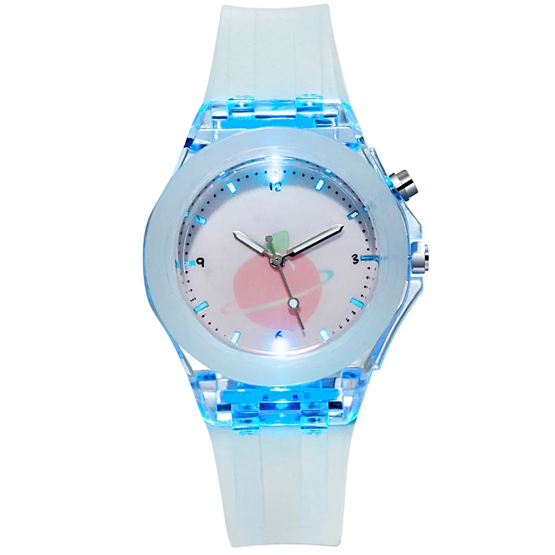 

Fashion Multi-color Jelly Silicone Watch Luminous LED Digital Watch Students Boys Girls Electronic Wrist Watch