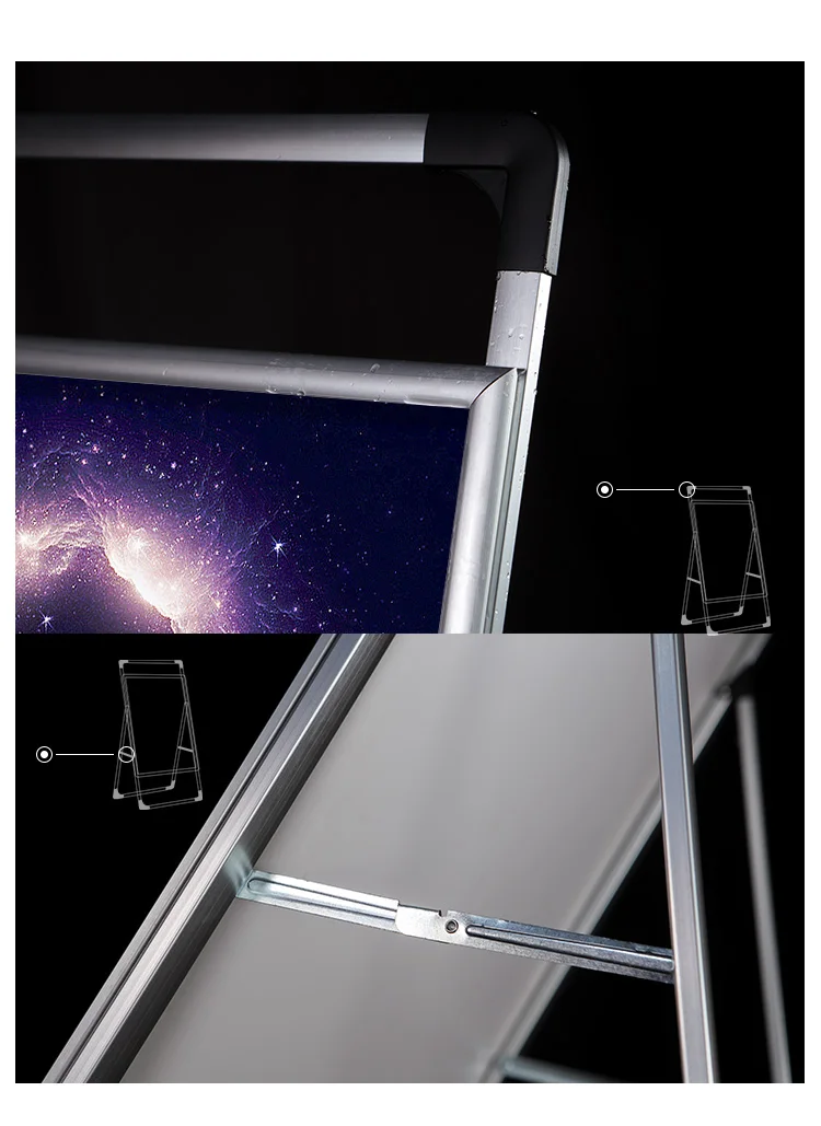 Exterior Foldable Display Sign - Iron A Frame Poster Board Stand for ...