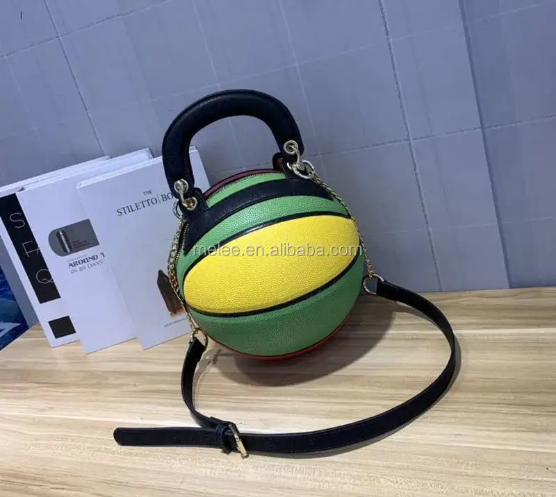 

retail pu leather China Tas Tangan Wanita Women Ladies Handtaschen Borsetta Donna Ball Shape Basketball Handbag