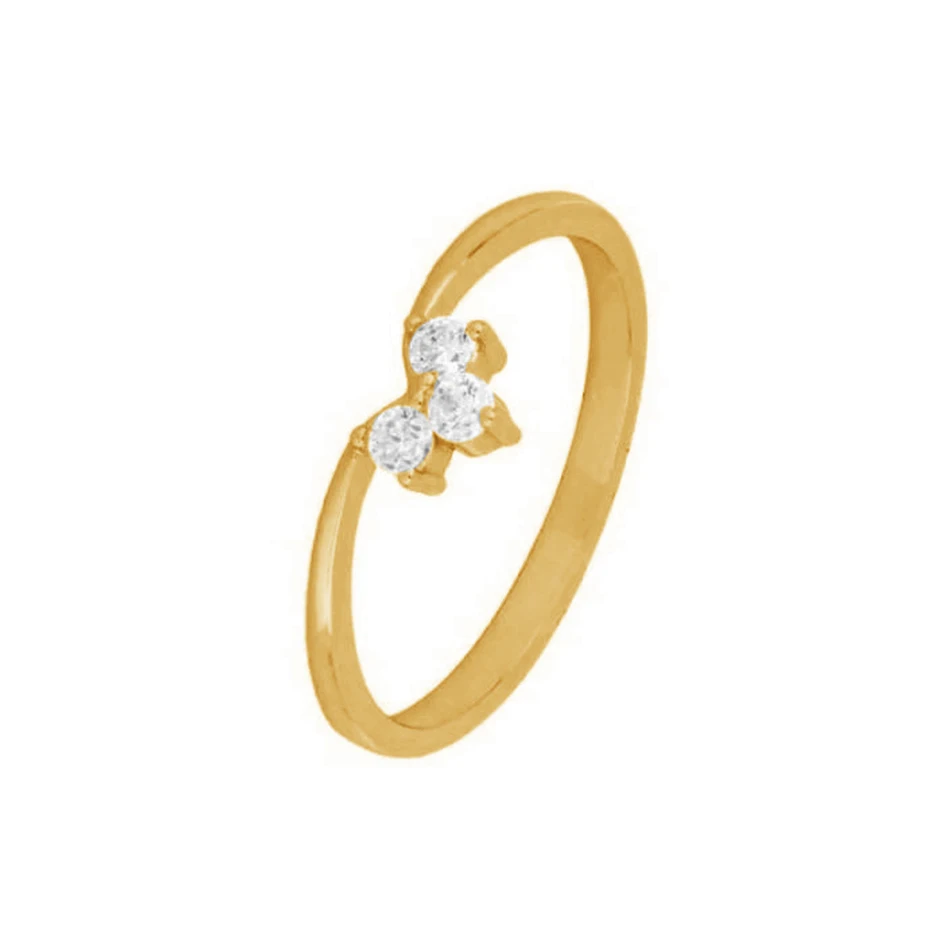 

wholesale 925 silver jewelry ring minimalist 18k gold plated high quality anillo aila gold ring
