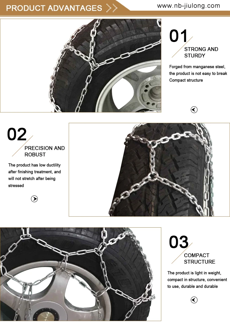 All Sizes With Tuv&gs Tire Protection Chain For Car Tire Chain For