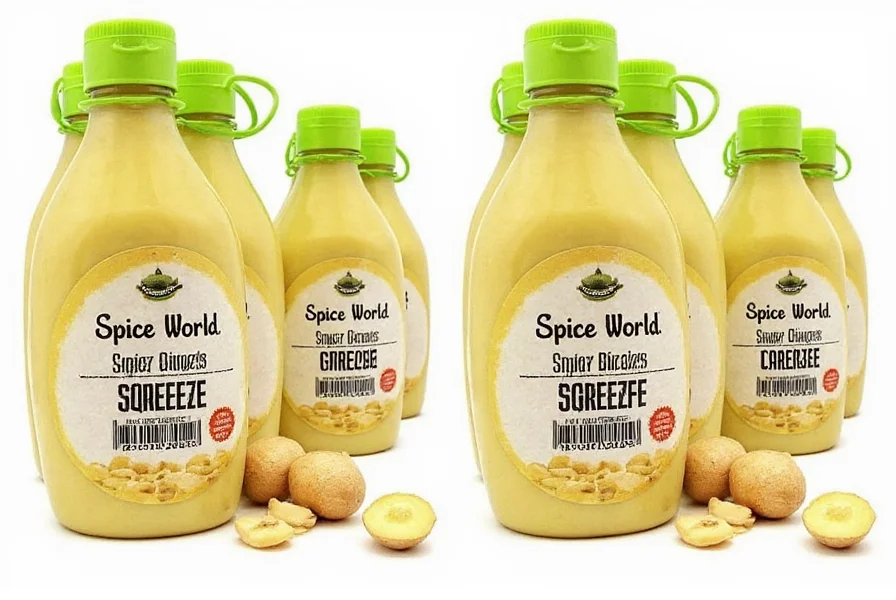 Chef using Spice World Squeeze Ginger in a stir-fry preparation showing the practical application