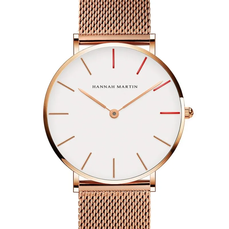 

Brand minimalist private label wrist quartz mens watches luxury logo, 4 colors