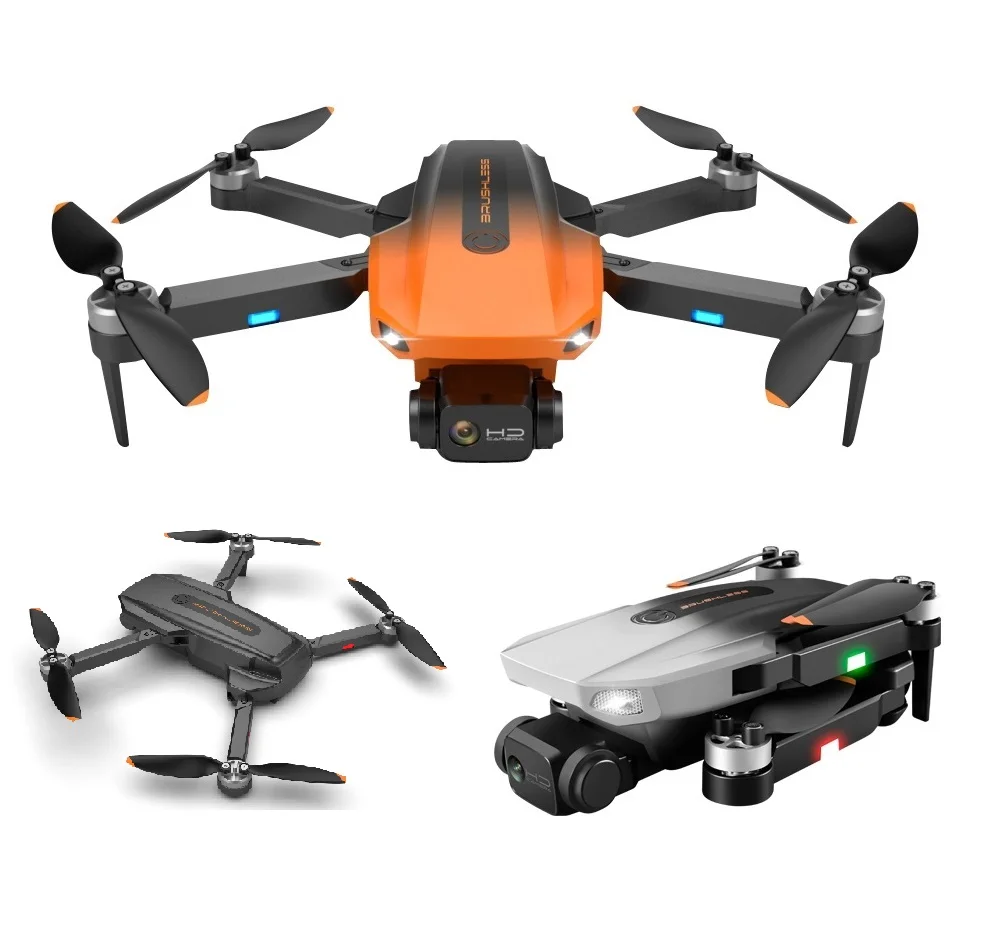 

90024a UAV 5G Optical flow 6K HD Dual camera GPS Folding Quadcopter Remote control aircraft Best Seller Global UFO Drone, Black,gradient orange,gradient grey