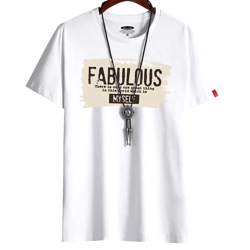 

2021 High Quality Custom printing design logo 100% Cotton Men's t shirt vintage short sleeve plus size tshirt