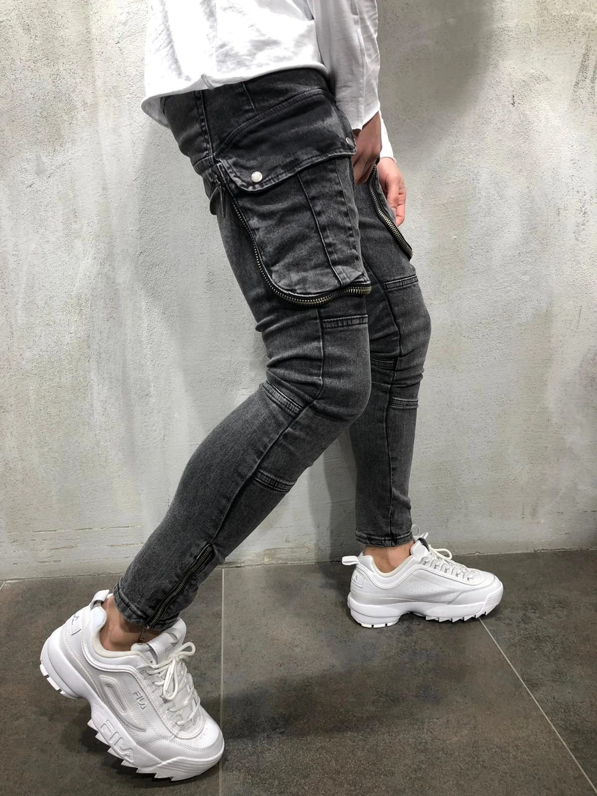 skinny jeans cargo