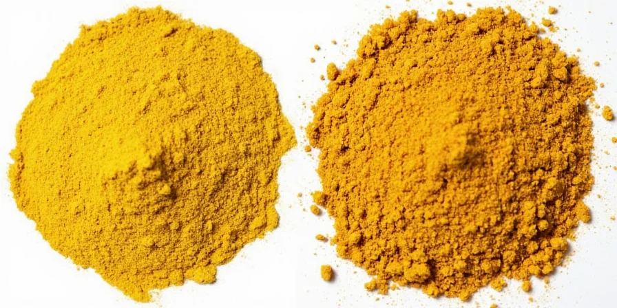 Chef mixing mustard powder with water in a small bowl